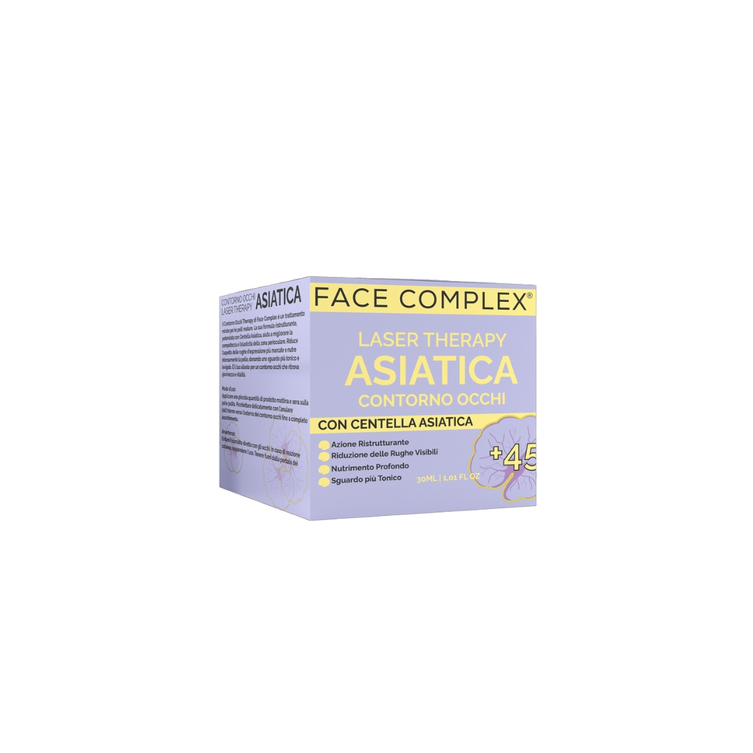 FACE COMPLEX LASER THERAPY ASIATICA CON CENTELLA ASIATICA CONTORNO OCCHI +45 30ML