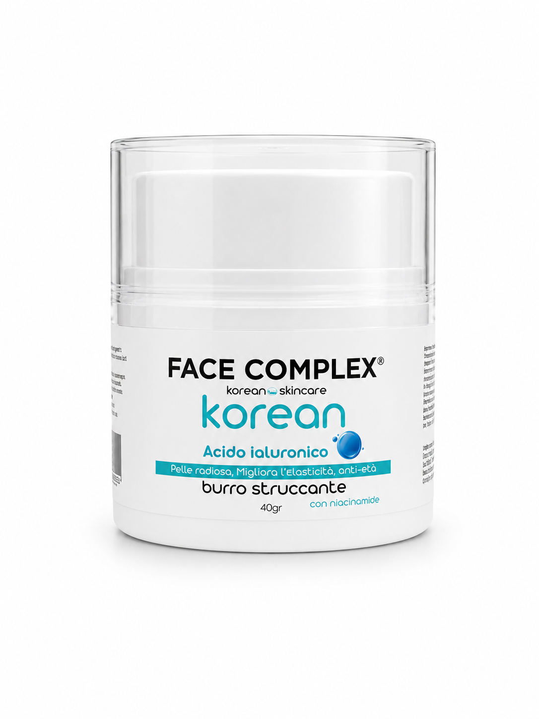 FC KOREAN SKINCARE ACIDO IALURONICO BURRO STRUCCANTE 40GR