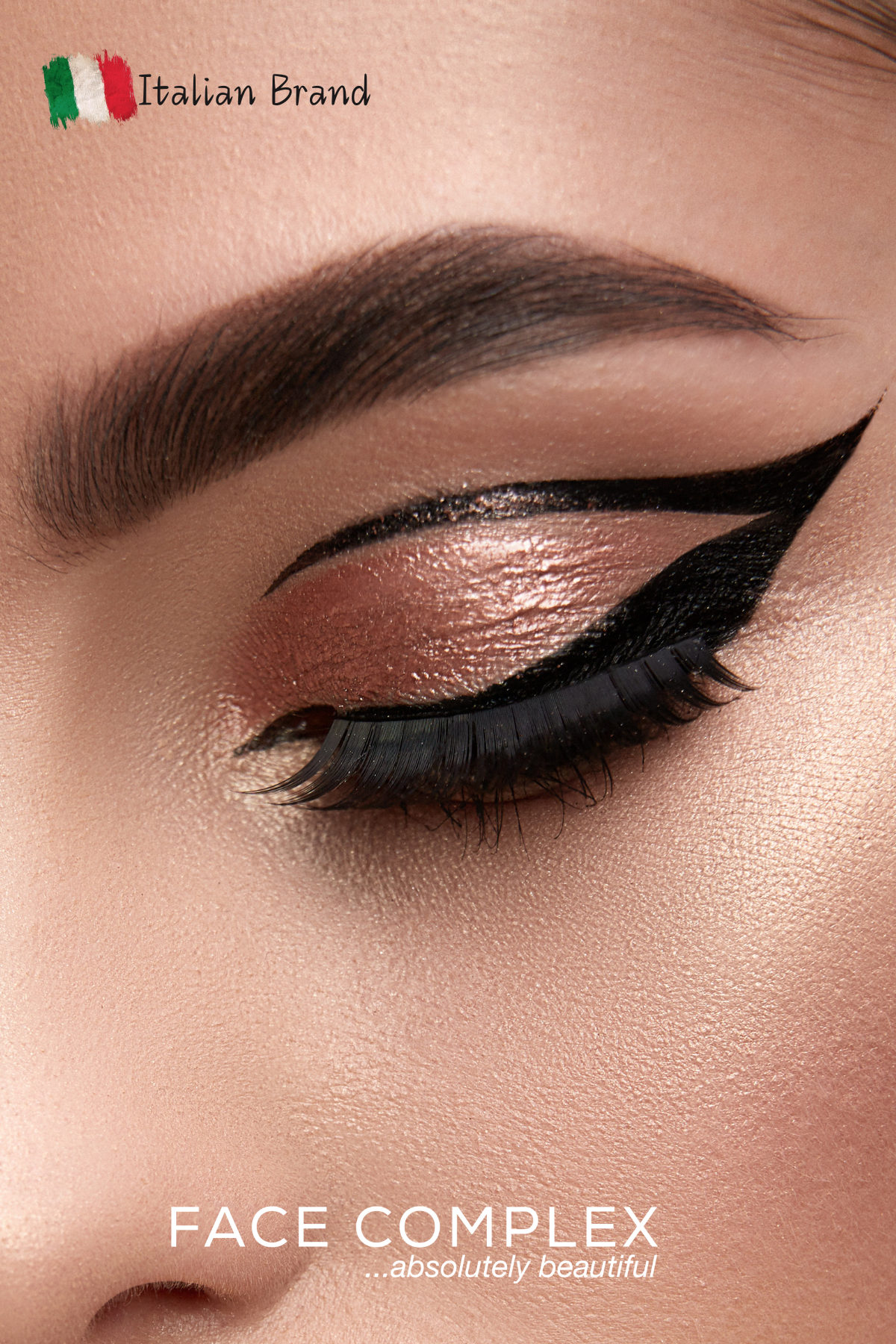 Face Complex Gel eyeliner punta morbida black