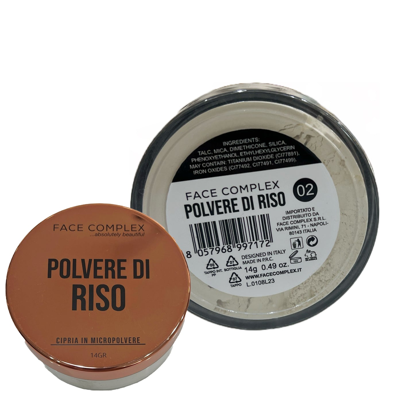 Face Complex Polvere di riso cipria in polvere 02