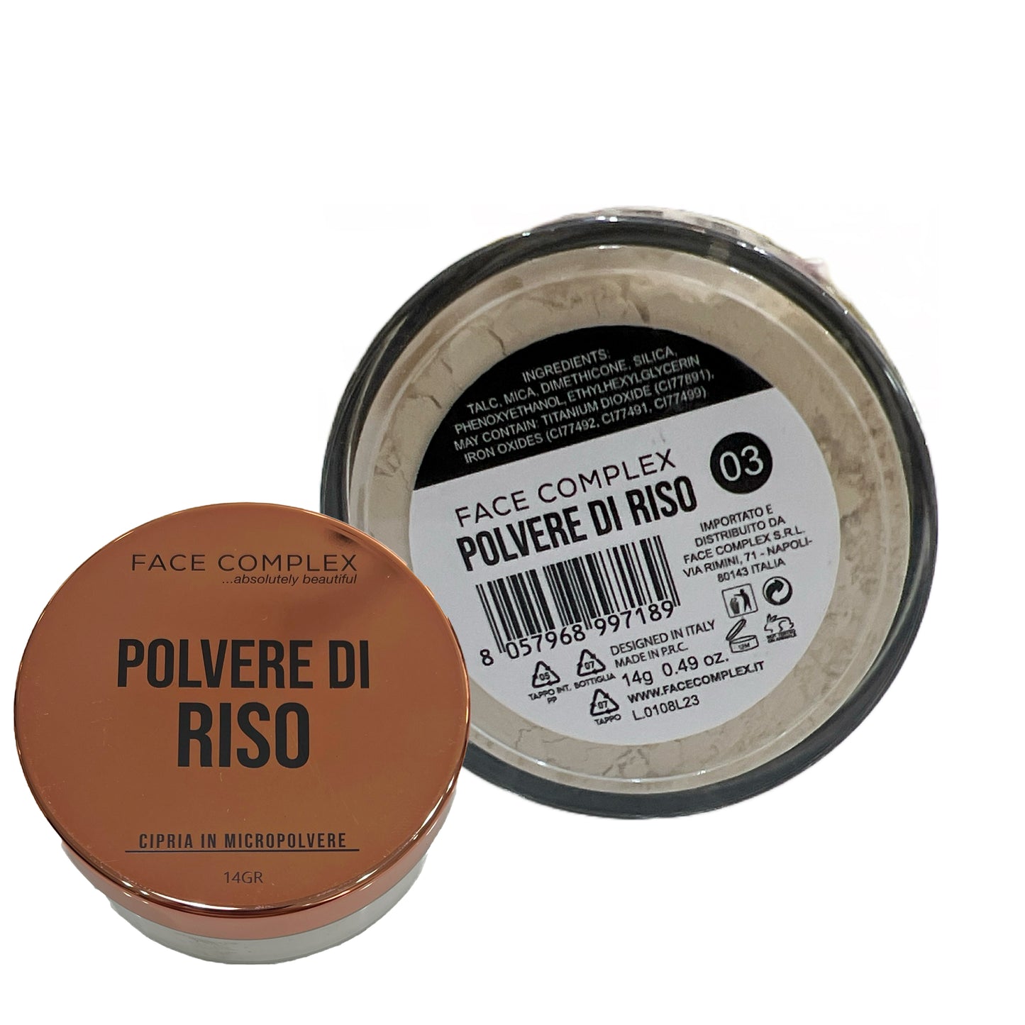 Face Complex Polvere di riso cipria in polvere 03