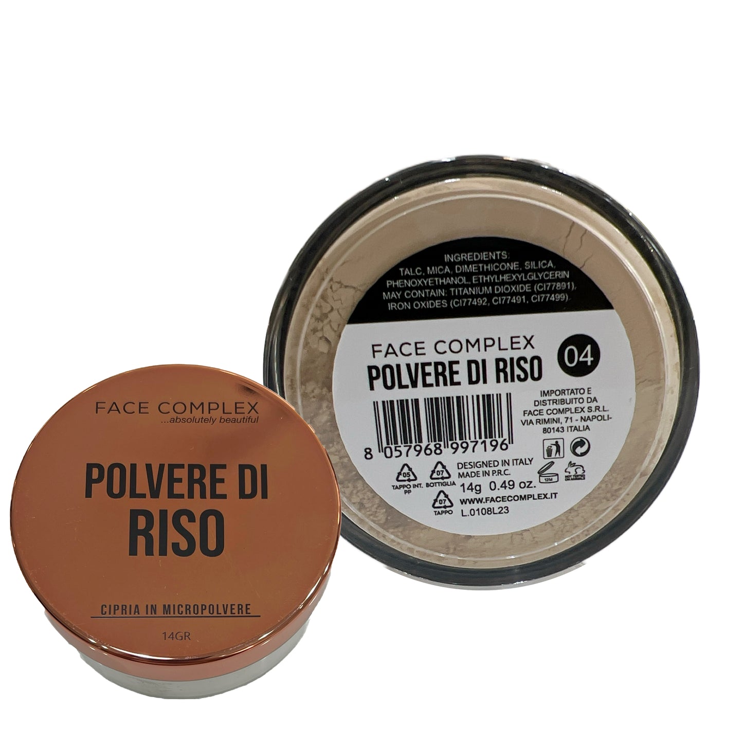 Face Complex Polvere di riso cipria in polvere 04