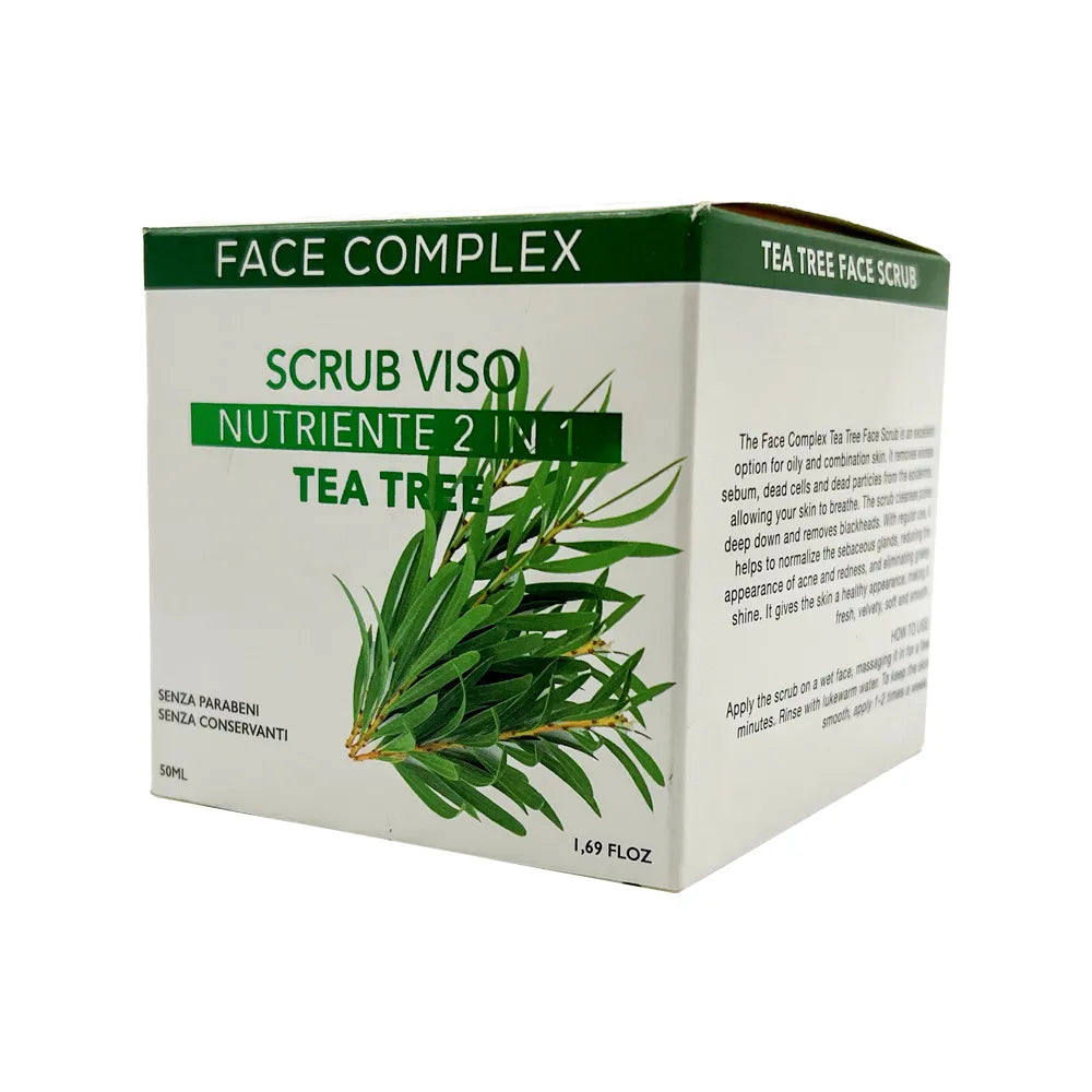Face Complex scrub 2in1 viso&labbra Tea Tree 50ml