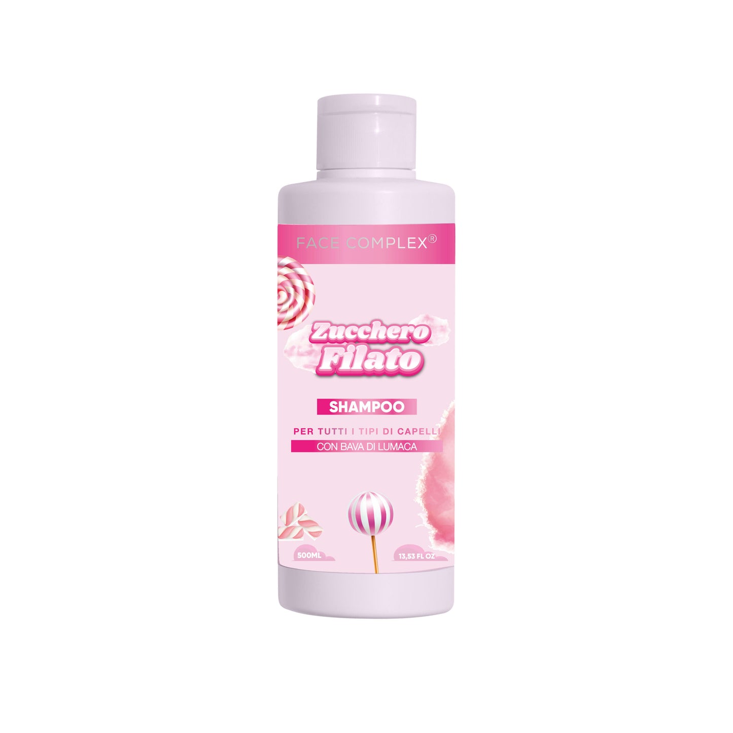 Face Complex Shampoo Capelli Zucchero Filato E Bava 500 ml