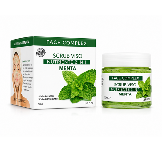 Face Complex scrub 2in1 viso&labbra Menta 50ml