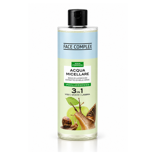 Face Complex acqua micellare bava di lumaca e mela verde 500ml