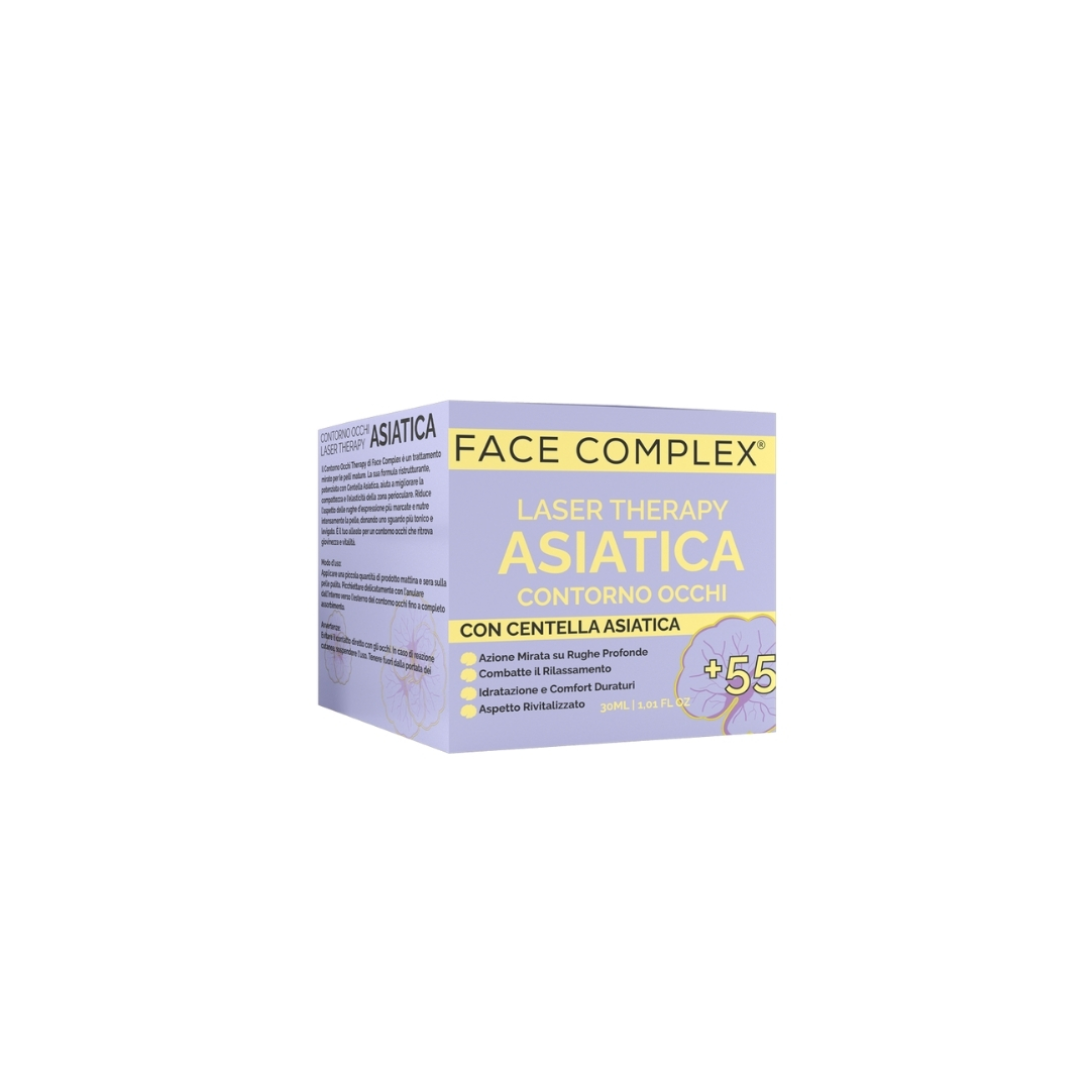 FACE COMPLEX LASER THERAPY ASIATICA CON CENTELLA ASIATICA CONTORNO OCCHI +55 30ML