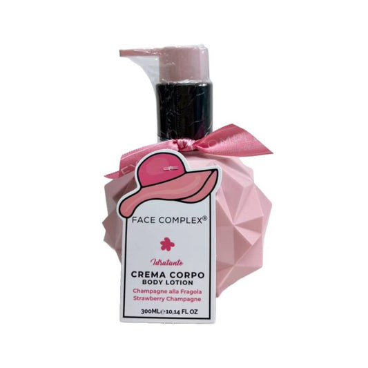 FACE COMPLEX GIFT SET 08 - CREMA CORPO CHAMPAGNE ALLA FRAGOLA 300ML