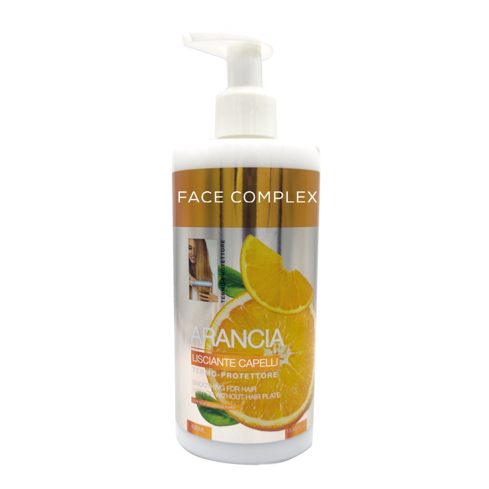 Face Complex Latte lisciante termoprotettore  ARANCIA 400ml