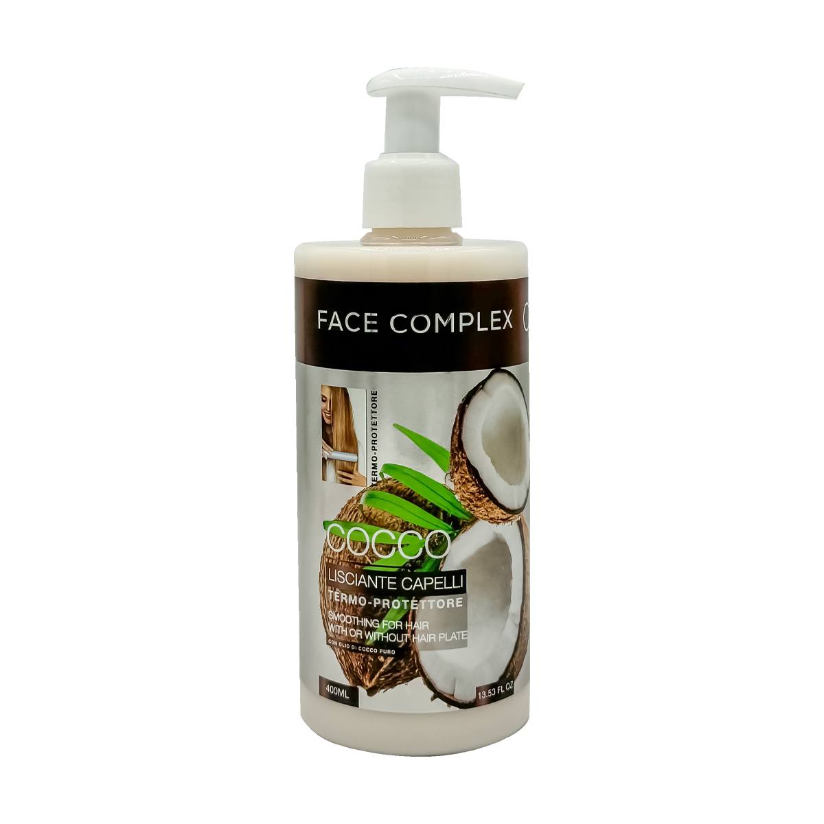 Face Complex Latte lisciante termoprotettore cocco 400ml