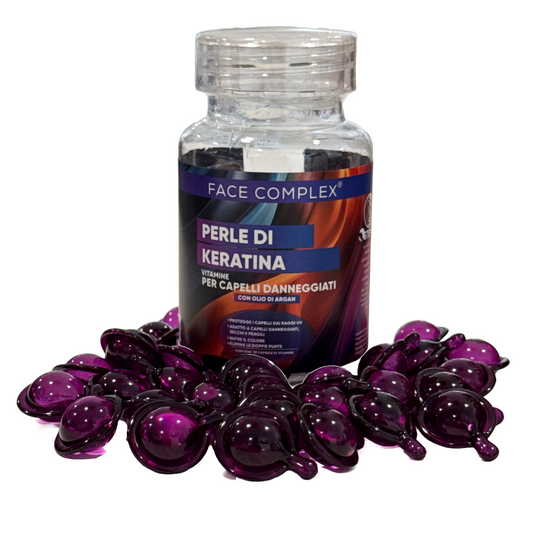 Face Complex Perle di cheratina vitamine alla keratina per capelli - 30 cps